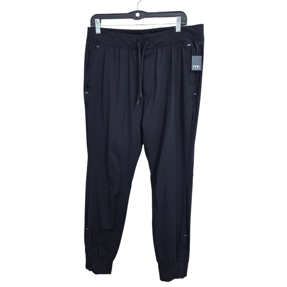 Abercrombie Fitch YPB Freestyle Jogger Mens Large Black Sweat Wicking Athletic